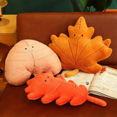 Feuilles d'automne, peluches mignonnes